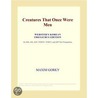 Creatures That Once Were Men (Webster''s Korean Thesaurus Edition) door Inc. Icon Group International