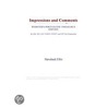 Impressions and Comments (Webster''s Portuguese Thesaurus Edition) door Inc. Icon Group International
