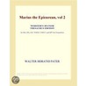 Marius the Epicurean, vol 2 (Webster''s Spanish Thesaurus Edition) by Inc. Icon Group International
