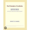 The Principles of Aesthetics (Webster''s French Thesaurus Edition) door Inc. Icon Group International