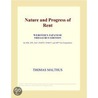 Nature and Progress of Rent (Webster''s Japanese Thesaurus Edition) by Inc. Icon Group International