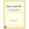 Diary, April 1667 (Webster''s Chinese Traditional Thesaurus Edition) door Inc. Icon Group International