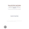 Essays On Work And Culture (Webster''s Portuguese Thesaurus Edition) by Inc. Icon Group International