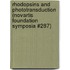 Rhodopsins and Phototransduction (Novartis Foundation Symposia #287)