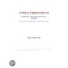 A Study in Tinguian Folk-Lore (Webster''s Japanese Thesaurus Edition) door Inc. Icon Group International