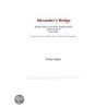 Alexander¿s Bridge (Webster''s Chinese Simplified Thesaurus Edition) by Inc. Icon Group International