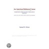 An American Robinson Crusoe (Webster''s Portuguese Thesaurus Edition) door Inc. Icon Group International