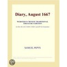 Diary, August 1667 (Webster''s Chinese Traditional Thesaurus Edition) door Inc. Icon Group International