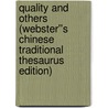 Quality and Others (Webster''s Chinese Traditional Thesaurus Edition) by Inc. Icon Group International