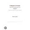 Colloquies on Society (Webster''s Chinese Simplified Thesaurus Edition) by Inc. Icon Group International