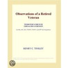 Observations of a Retired Veteran (Webster''s French Thesaurus Edition) by Inc. Icon Group International