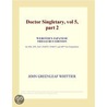 Doctor Singletary, vol 5, part 2 (Webster''s Japanese Thesaurus Edition) door Inc. Icon Group International