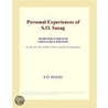 Personal Experiences of S.O. Susag (Webster''s French Thesaurus Edition) door Inc. Icon Group International