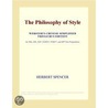 The Philosophy of Style (Webster''s Chinese Simplified Thesaurus Edition) door Inc. Icon Group International