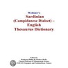 Webster''s Sardinian (Campidanese Dialect) - English Thesaurus Dictionary door Inc. Icon Group International
