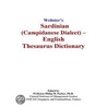 Webster''s Sardinian (Campidanese Dialect) - English Thesaurus Dictionary by Inc. Icon Group International