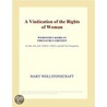 A Vindication of the Rights of Woman (Webster''s Korean Thesaurus Edition) door Inc. Icon Group International