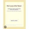 The Lesson of the Master (Webster''s Chinese Simplified Thesaurus Edition) door Inc. Icon Group International