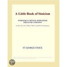 A Little Book of Stoicism (Webster''s Chinese Simplified Thesaurus Edition) door Inc. Icon Group International