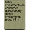 Fisher Investments on Consumer Discretionary (Fisher Investments Press #31) door Fisher Investments