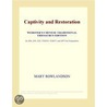 Captivity and Restoration (Webster''s Chinese Traditional Thesaurus Edition) door Inc. Icon Group International