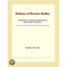 Defence of Harriet Shelley (Webster''s Chinese Simplified Thesaurus Edition) by Inc. Icon Group International