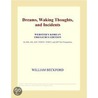 Dreams, Waking Thoughts, and Incidents (Webster''s Korean Thesaurus Edition) door Inc. Icon Group International