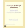 An Essay on the Principle of Population (Webster''s French Thesaurus Edition) door Inc. Icon Group International