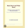 Black Heart and White Heart (Webster''s Chinese Simplified Thesaurus Edition) by Inc. Icon Group International