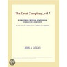 The Great Conspiracy, vol 7 (Webster''s Chinese Simplified Thesaurus Edition) door Inc. Icon Group International