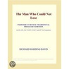 The Man Who Could Not Lose (Webster''s Chinese Traditional Thesaurus Edition) door Inc. Icon Group International