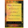 Human Resources Management for Public and Nonprofit Organizations, 2nd Edition door Joan E. Pynes