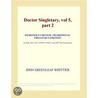 Doctor Singletary, vol 5, part 2 (Webster''s Chinese Traditional Thesaurus Edition) door Inc. Icon Group International