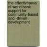 The Effectiveness of World Bank Support for Community-Based and -Driven Development door Pozzoni Barbara