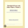 Theological Essays and Other Papers, Volume 2 (Webster''s Korean Thesaurus Edition) door Inc. Icon Group International