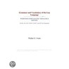 Grammar and Vocabulary of the Lau Language (Webster''s Portuguese Thesaurus Edition) by Inc. Icon Group International