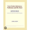 Love-Letters between a Nobleman and His Sister (Webster''s French Thesaurus Edition) door Inc. Icon Group International