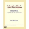Sir Humphrey Gilbert¿s Voyage to Newfoundland (Webster''s French Thesaurus Edition) door Inc. Icon Group International