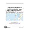 The World Market for Oleic, Linoleic, or Linolenic Acids, and Their Salts and Esters door Inc. Icon Group International