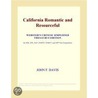 California Romantic and Resourceful (Webster''s Chinese Simplified Thesaurus Edition) door Inc. Icon Group International