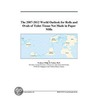 The 2007-2012 World Outlook for Rolls and Ovals of Toilet Tissue Not Made in Paper Mills door Inc. Icon Group International