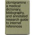 Clomipramine - A Medical Dictionary, Bibliography, and Annotated Research Guide to Internet References