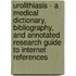 Urolithiasis - A Medical Dictionary, Bibliography, and Annotated Research Guide to Internet References