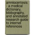 Amniocentesis - A Medical Dictionary, Bibliography, and Annotated Research Guide to Internet References