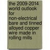 The 2009-2014 World Outlook for Non-Electrical Bare and Tinned Alloyed Copper Wire Made in Rolling Mills door Inc. Icon Group International