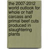 The 2007-2012 World Outlook for Whole or Half Carcass and Primal Beef Cuts Produced in Slaughtering Plants by Inc. Icon Group International