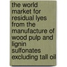 The World Market for Residual Lyes from the Manufacture of Wood Pulp and Lignin Sulfonates Excluding Tall Oil by Inc. Icon Group International