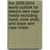The 2009-2014 World Outlook for Electric Wire Rope Hoists Excluding Hand, Mine Shaft, and Slope Wire Rope Hoists door Inc. Icon Group International