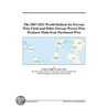 The 2007-2012 World Outlook for Ferrous Wire Cloth and Other Ferrous Woven Wire Products Made from Purchased Wire door Inc. Icon Group International