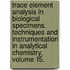 Trace Element Analysis in Biological Specimens. Techniques and Instrumentation in Analytical Chemistry, Volume 15.